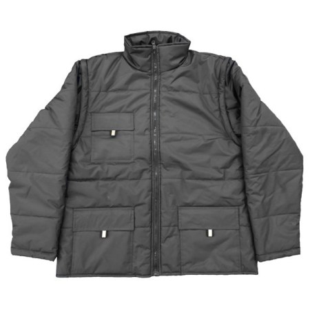 Μπουφάν με αποσπώμενα μανίκια Li 103 Μαύρο